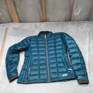 Golite Down Jacket Women Small Blue 800 Fill Rain Wind Packable Insulated Puffer